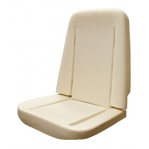 1966-67 Standard Seat Foam, 1 Set, 1 Backrest & 1 Seat Bottom
